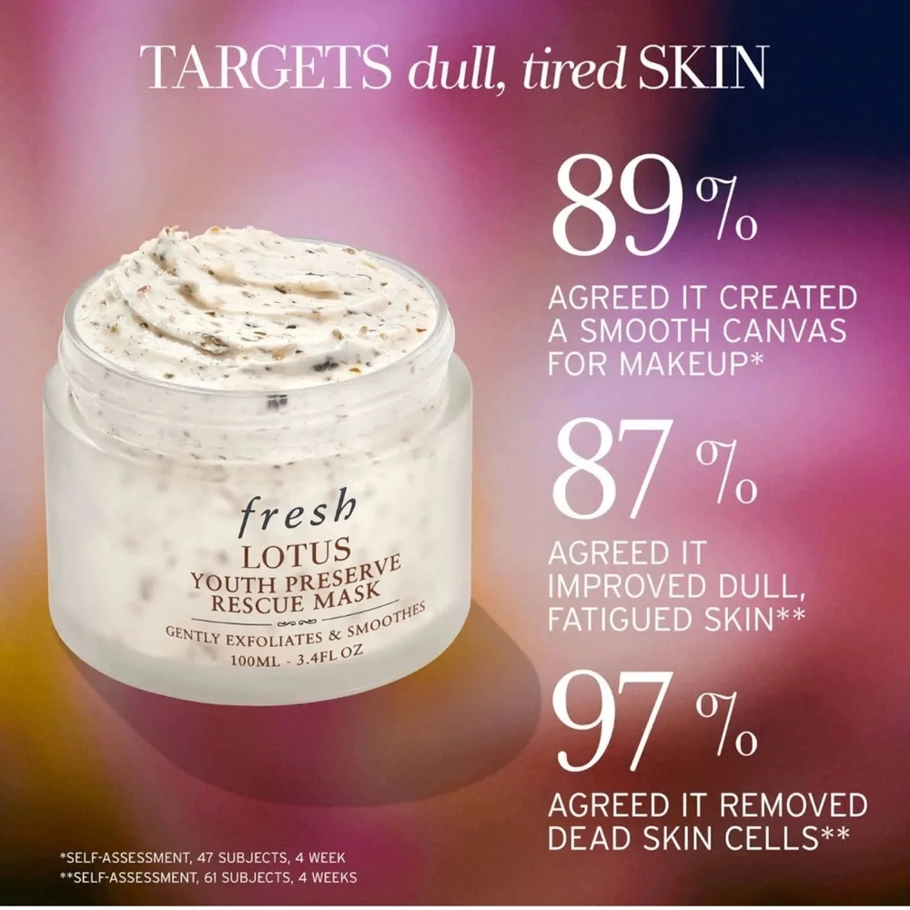 🪷 FRESH Lotus Youth Preserve Rescue Mask